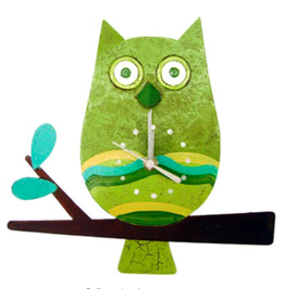 Trade roots Colombia, Silly Clock Green Owl