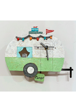 Camper Wall Clock, Green, Colombia