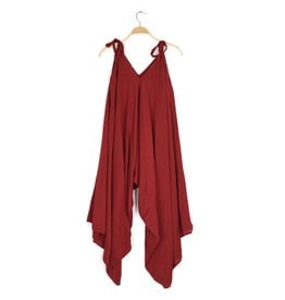 Trade roots Cotton Romper, O/S, Red, Thailand