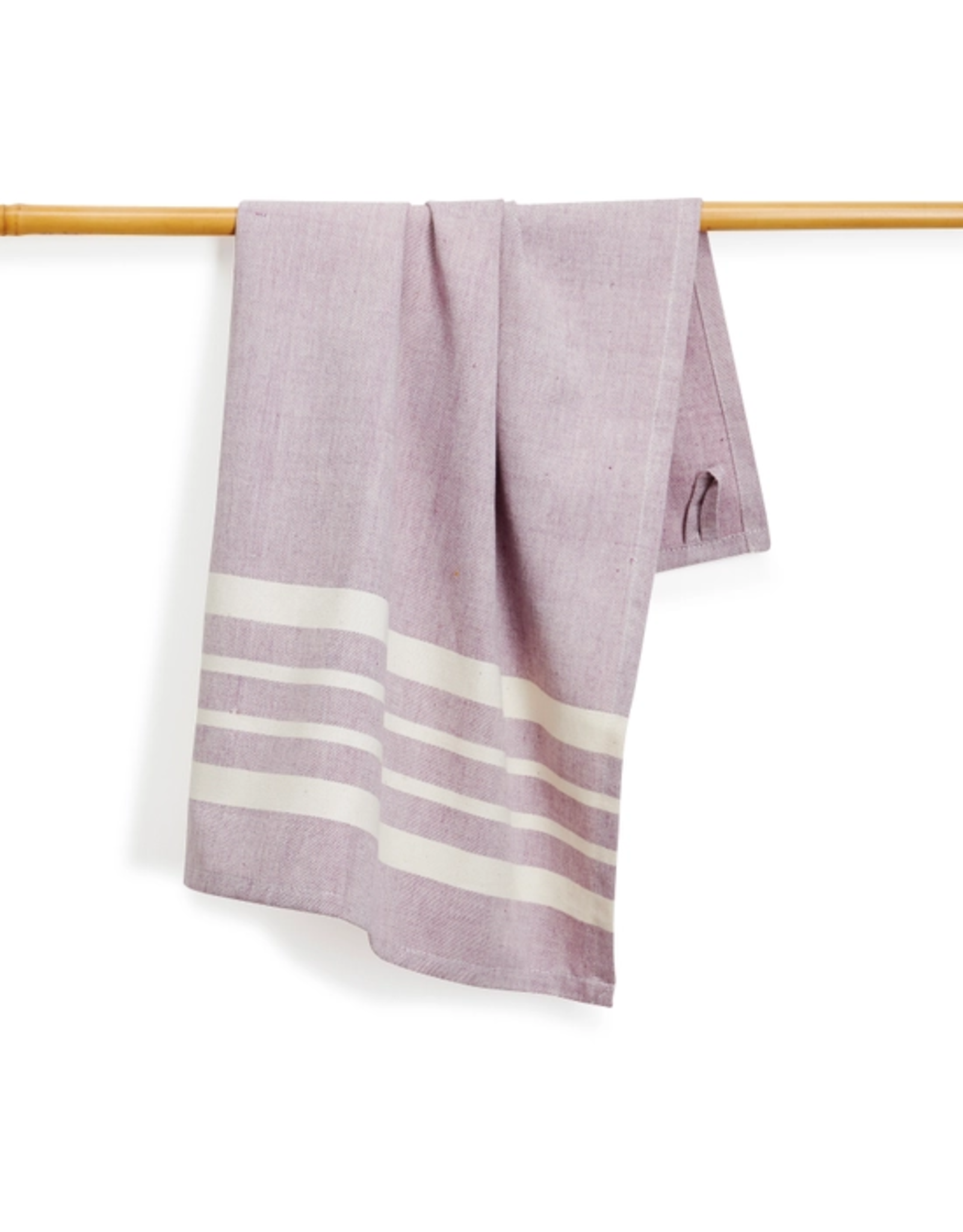 Trade roots 27 x 19 Cotton Handwoven Kitchen Towel Eggplant, India