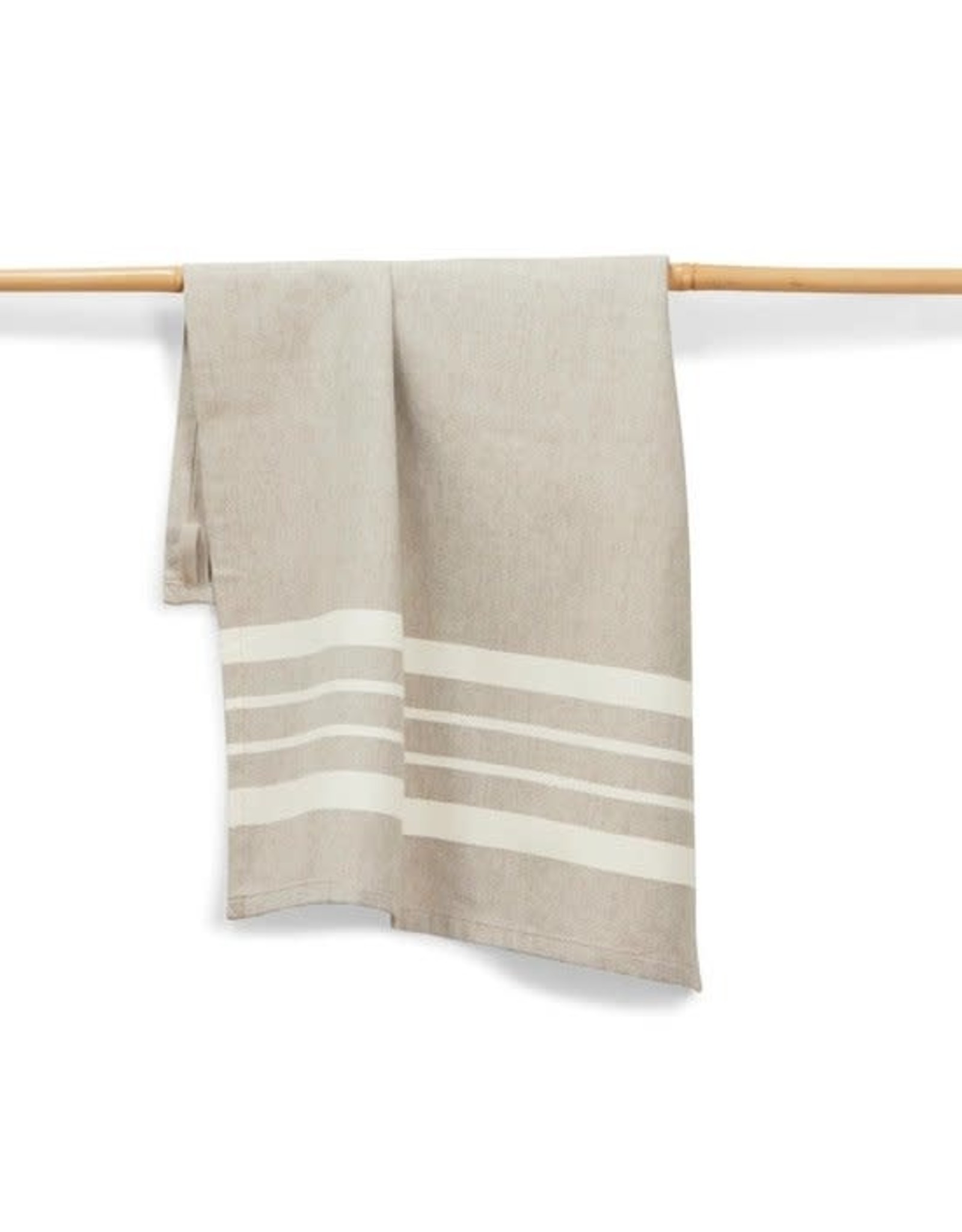 Trade roots 27 x 19 Cotton Handwoven Kitchen Towel, Chai, India