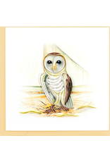 Trade roots Barn Owl Quilling Card