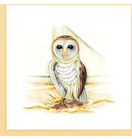 Trade roots Barn Owl Quilling Card
