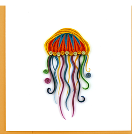 Trade roots Jellyfish Greeting Card