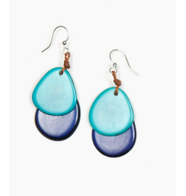 Trade roots Fiesta Earrings Blue Tones