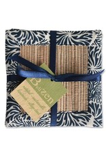 Trade roots Fabric Rimmed Hyacinth Coaster
