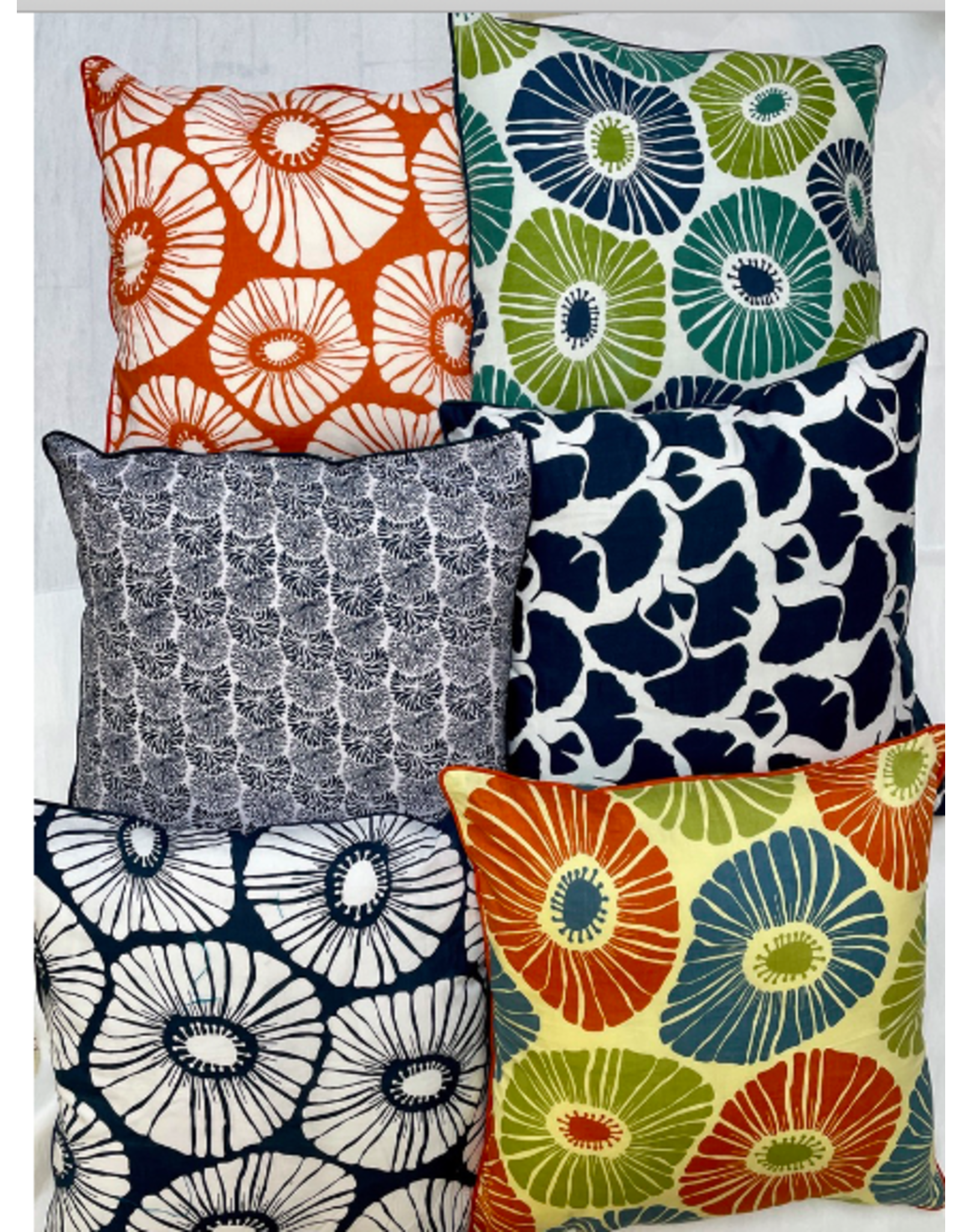 Trade roots Bright Cotton Pillows, 18 x 18