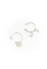 Trade roots Ishya Earrings - Silver Finish Butterfly Pearl Drop