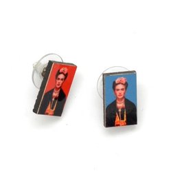 Trade roots Frida Kahlo Stud Earrings, Guatemala Trade roots Frida Kahlo Stud Earrings, Guatemala