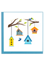 Trade roots Birdhouse Tree Quilling Card