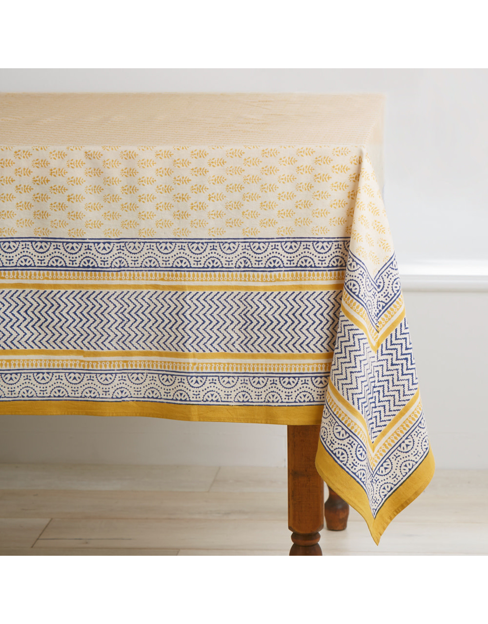 Sunny Sanganer Tablecloth, 60 x 90, India