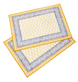 Trade roots Sunny Sanganer Placemats - Set of 2, India