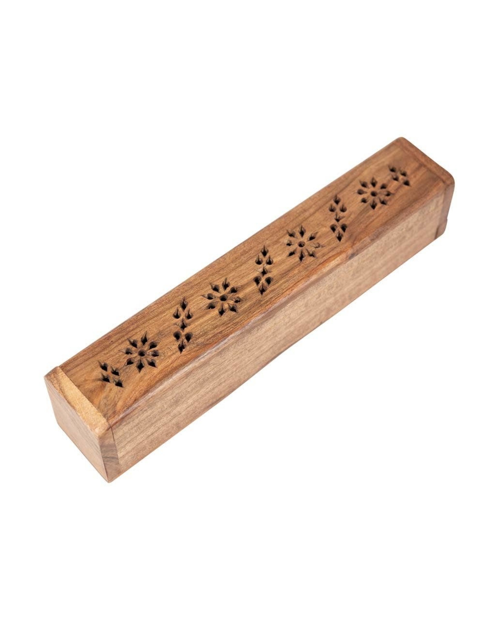 Trade roots Acacia Wood Incense Box, India