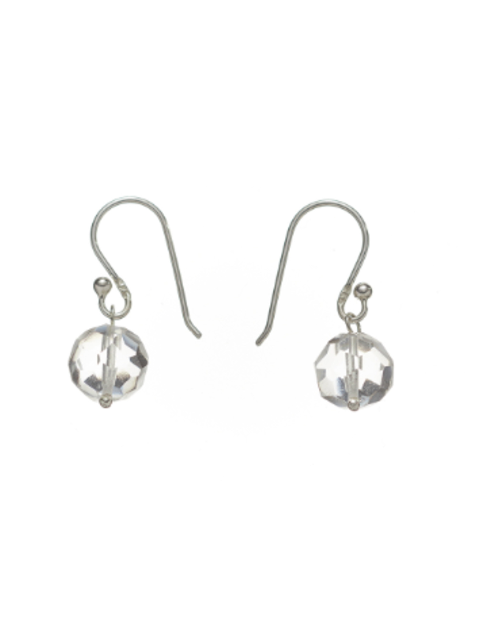 Clara Crystal Earrings, Sterling Silver