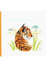 Trade roots Bengal Tiger, Quilling Card, Vietnam