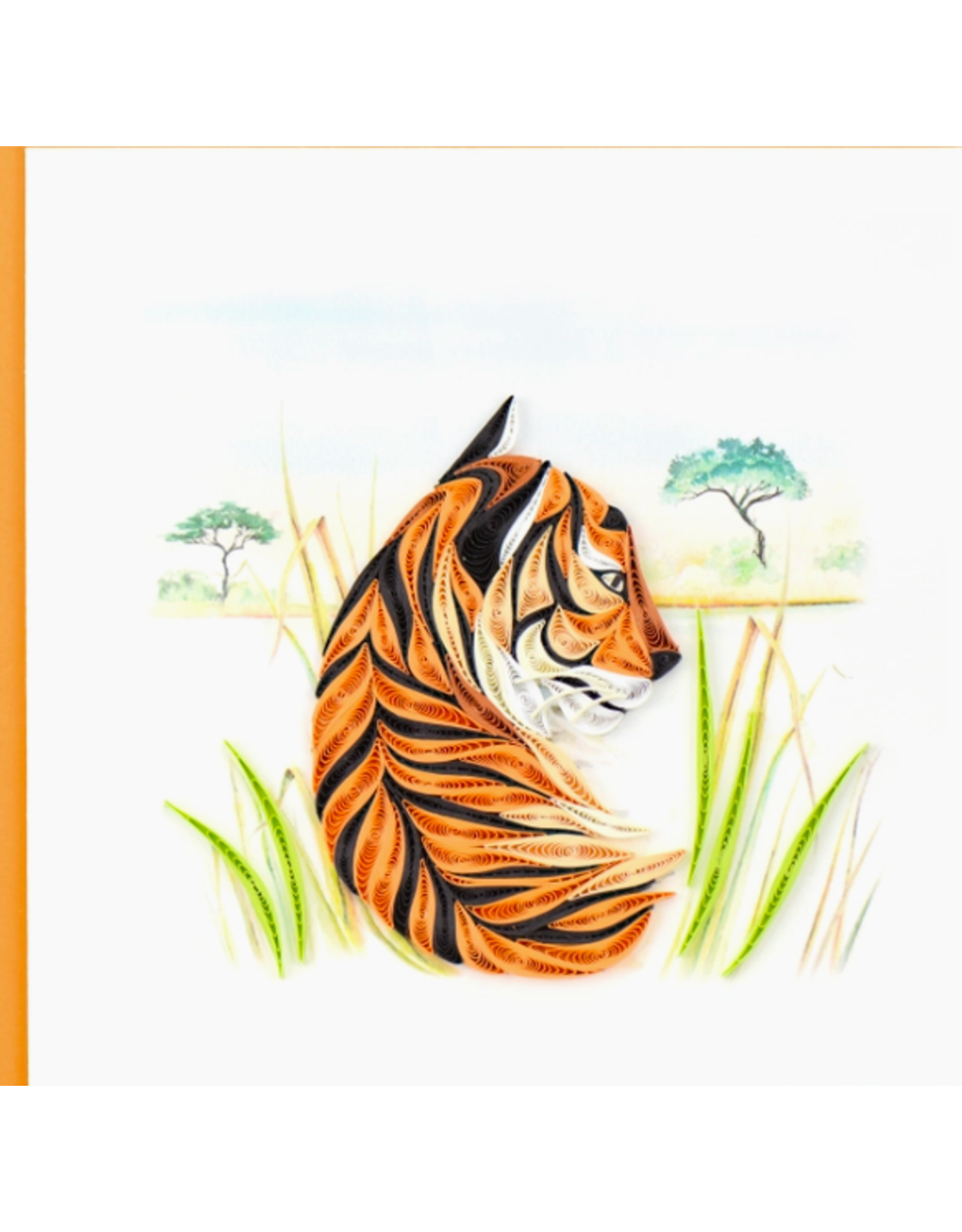 Trade roots Bengal Tiger, Quilling Card, Vietnam
