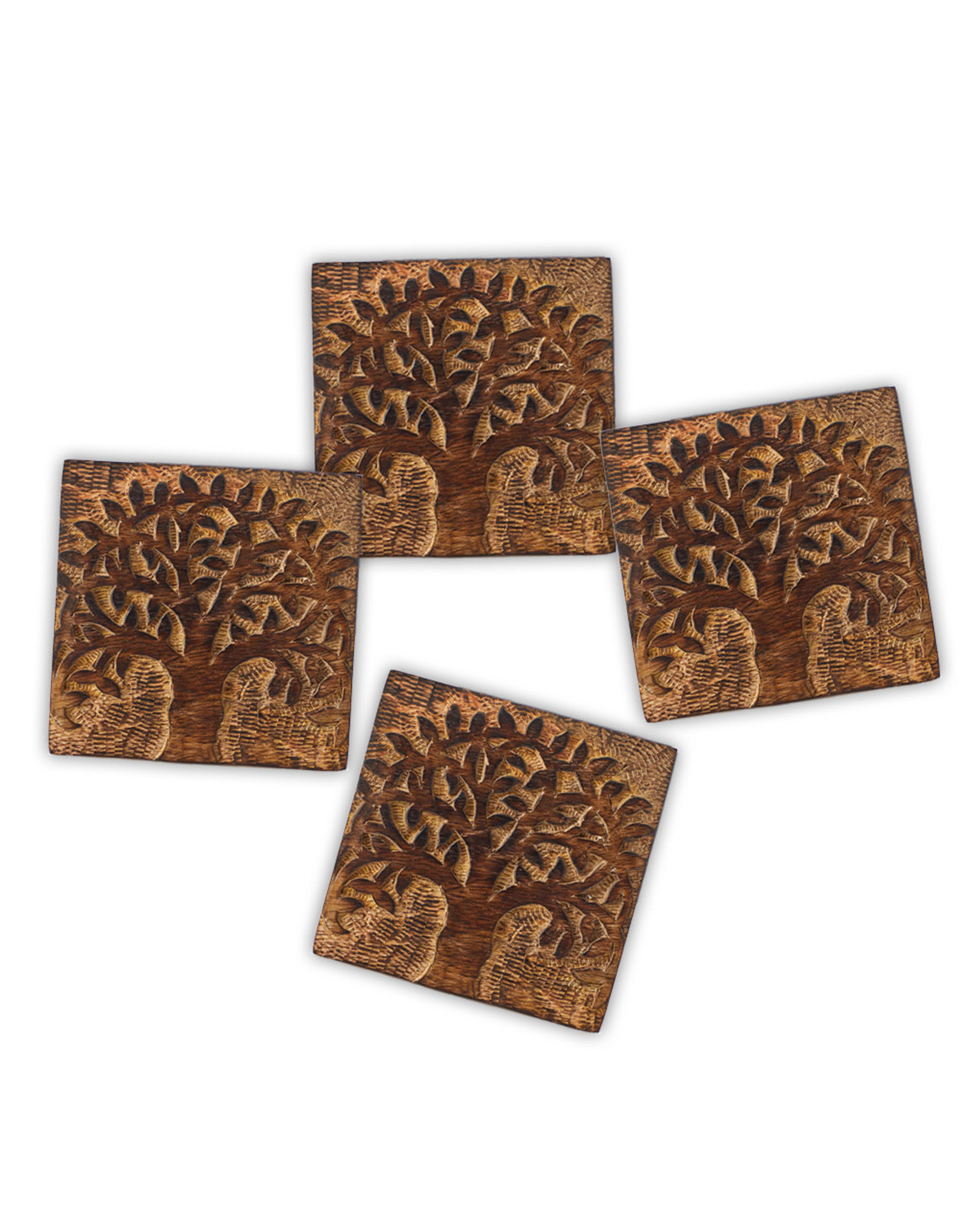 Trade roots Dali Tree Coasters, India