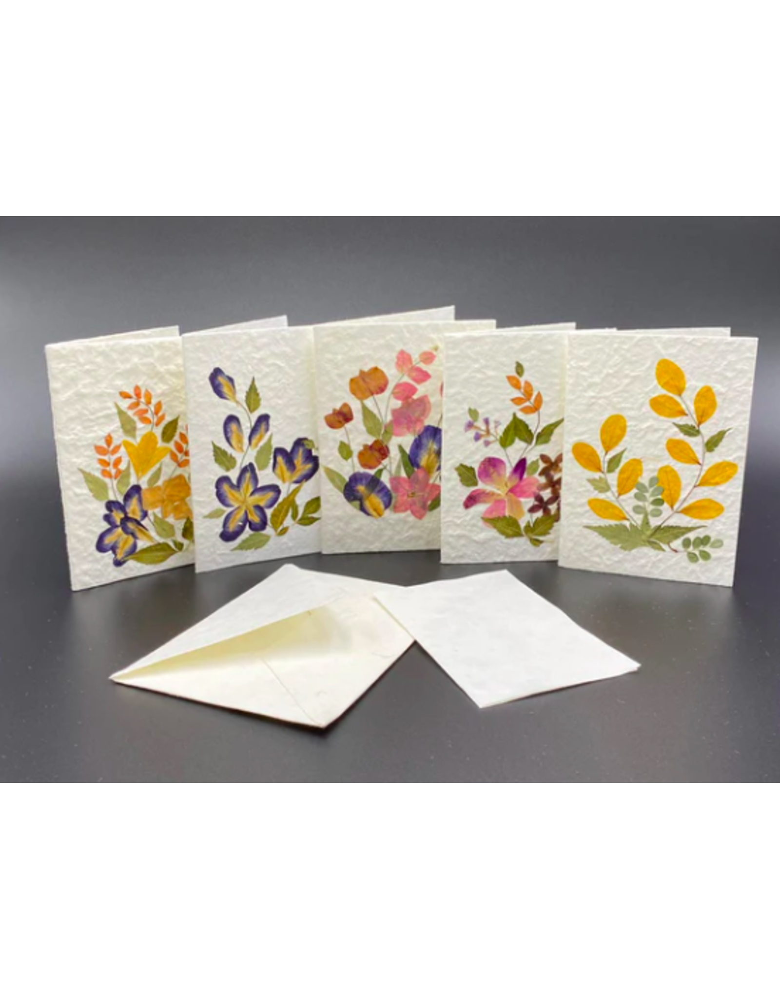 Trade roots Mulberry Paper Notecards/Envelopes, Set of 4