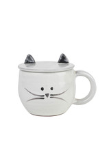 Trade roots Cat Meow Mug with Lid, Vietnam