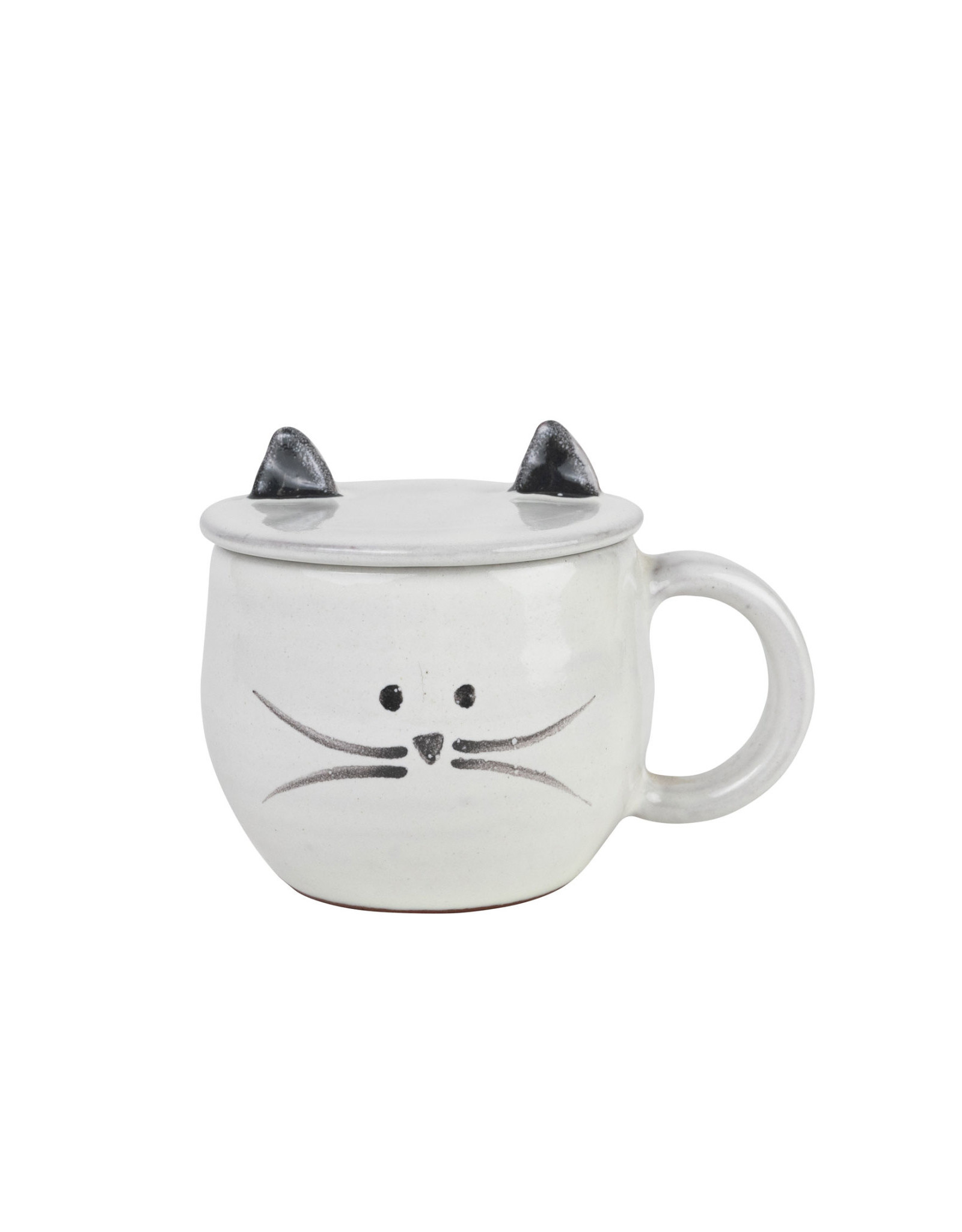 Trade roots Cat Meow Mug with Lid, Vietnam