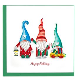 Trade roots Holiday Gnomes Quilling Card, Vietnam