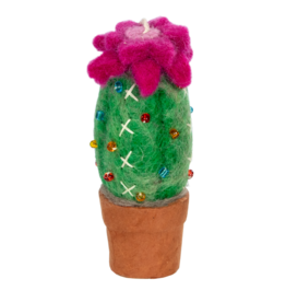 Trade roots Ornament: Beaded Torch Cactus