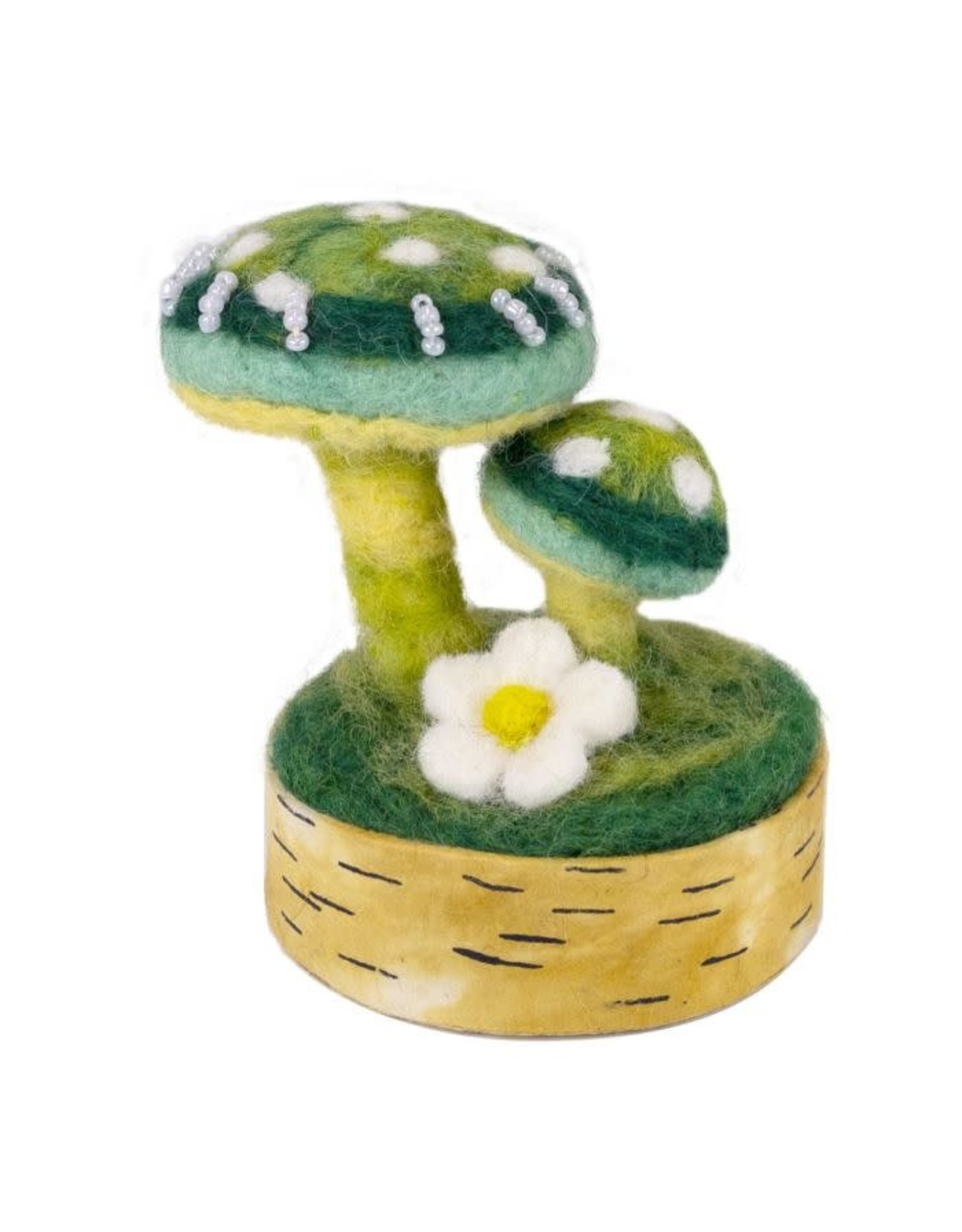 Trade roots Woodland Mushroom Green Parrot