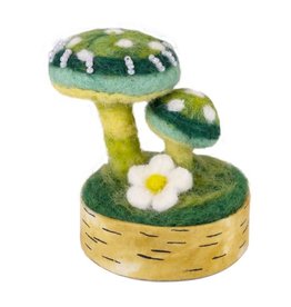 Trade roots Woodland Mushroom Green Parrot