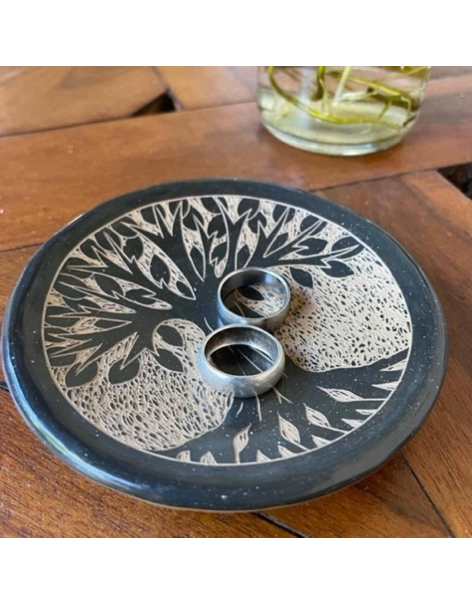 Trade roots Tree of Life Ring Dish, Mixture of Colors, Nicaragua