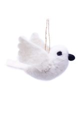 Trade roots Felted Dove Ornament, Nepal
