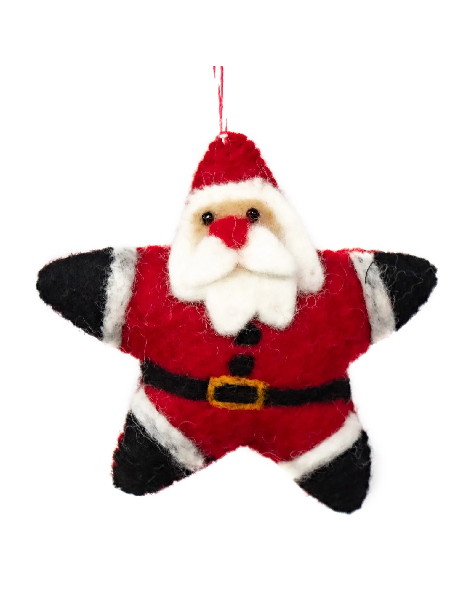 Trade roots Felted Star Santa, Nepal