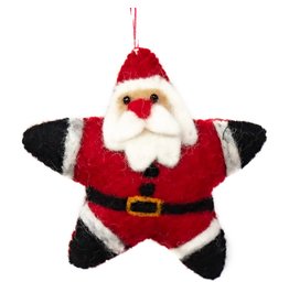 Trade roots Felted Star Santa, Nepal