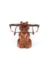 Trade roots Bear Rosewood Eyeglass Holder, India
