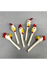 Trade roots Assorted Felt Animal Pencil Toppers, Nepal