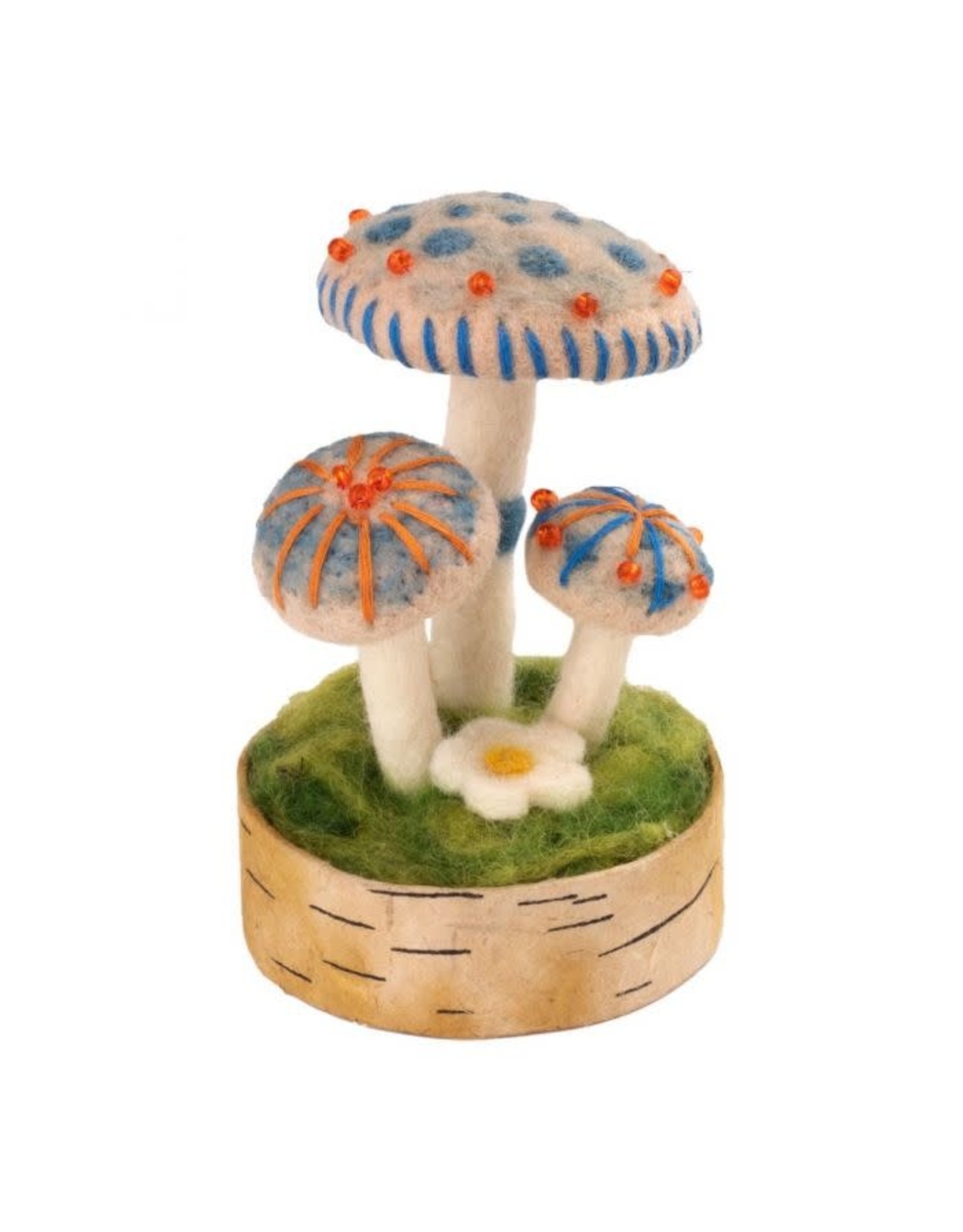 Trade roots Mushroom, Mystic Blue, Nepal