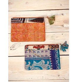 Trade roots Kantha Accessory Pouch, India