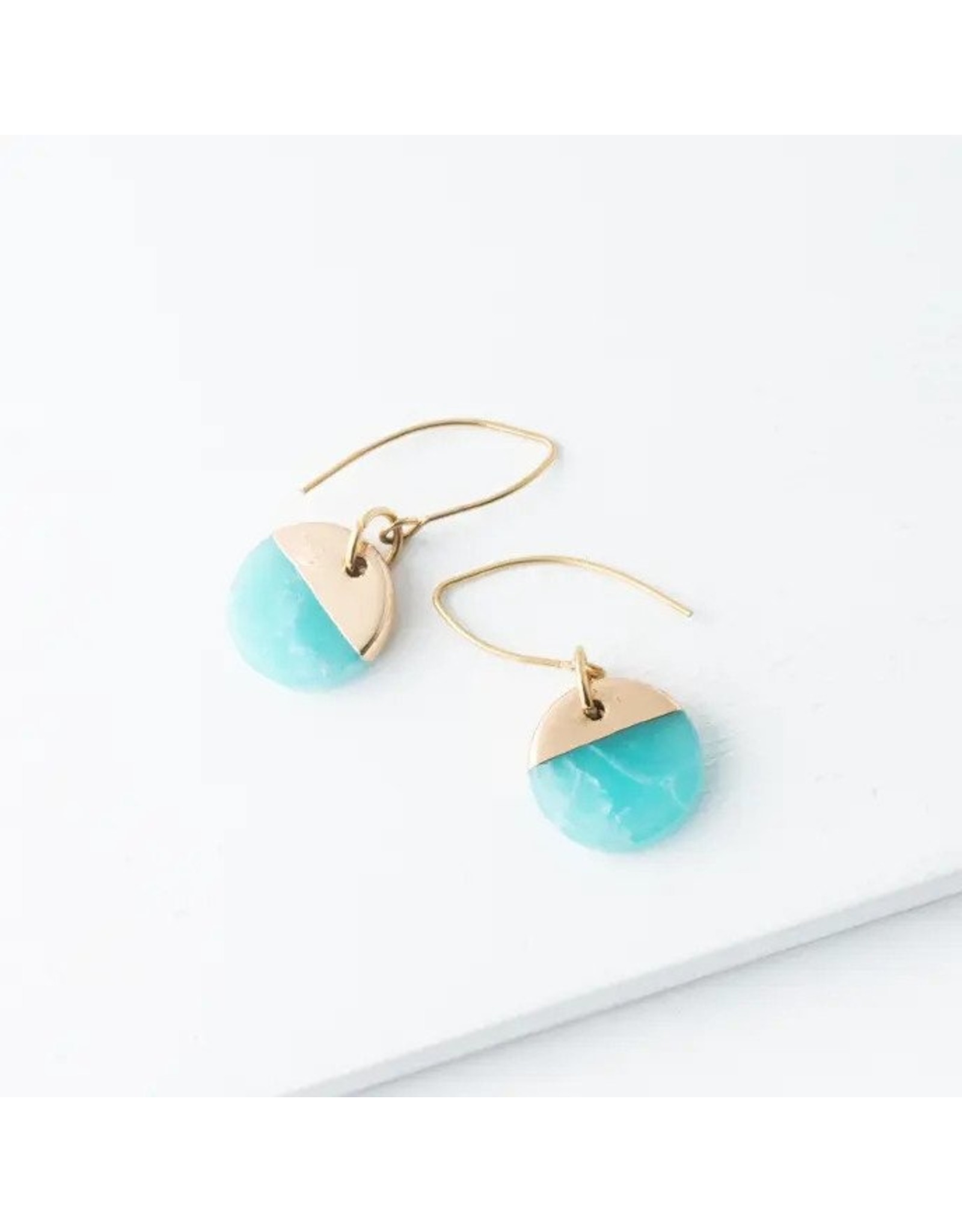 Trade roots Refresh Earrings, Aqua