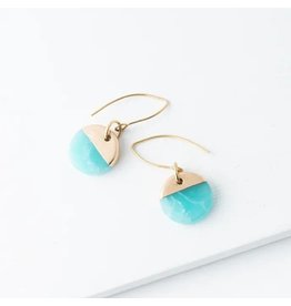 Trade roots Refresh Earrings, Aqua