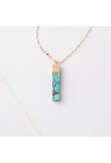 Trade roots Brayden Turquoise Pendant Necklace, Asia