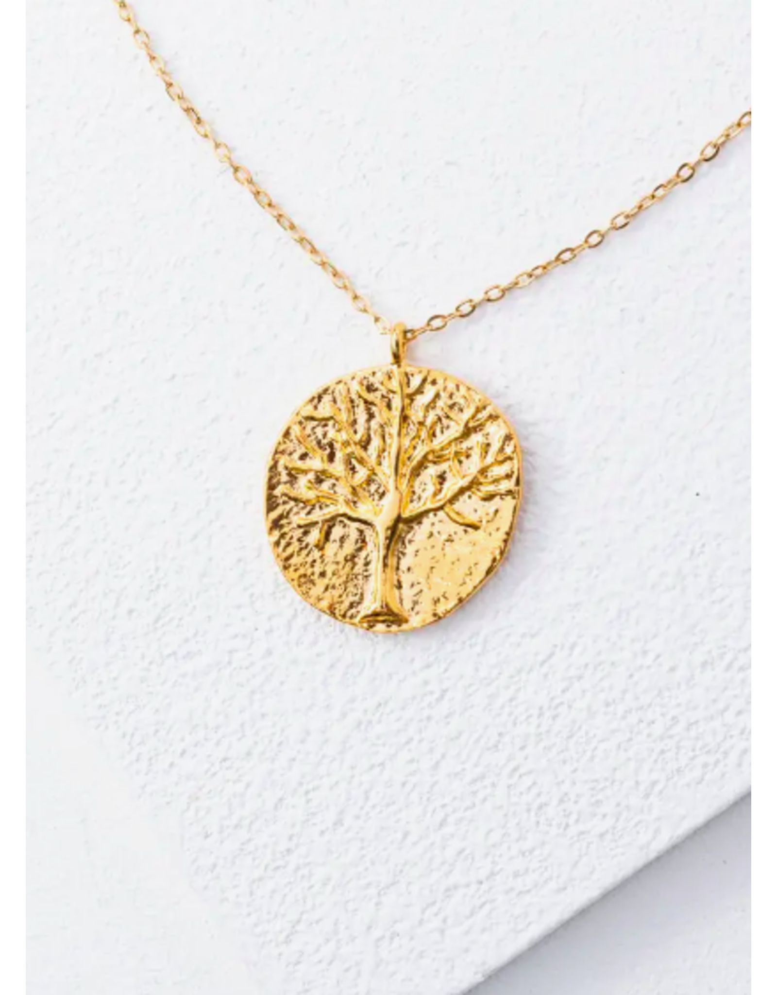 Trade roots Tree Of Hope Gold Necklace, Asia