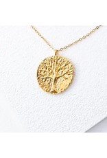 Trade roots Tree Of Hope Gold Necklace, Asia