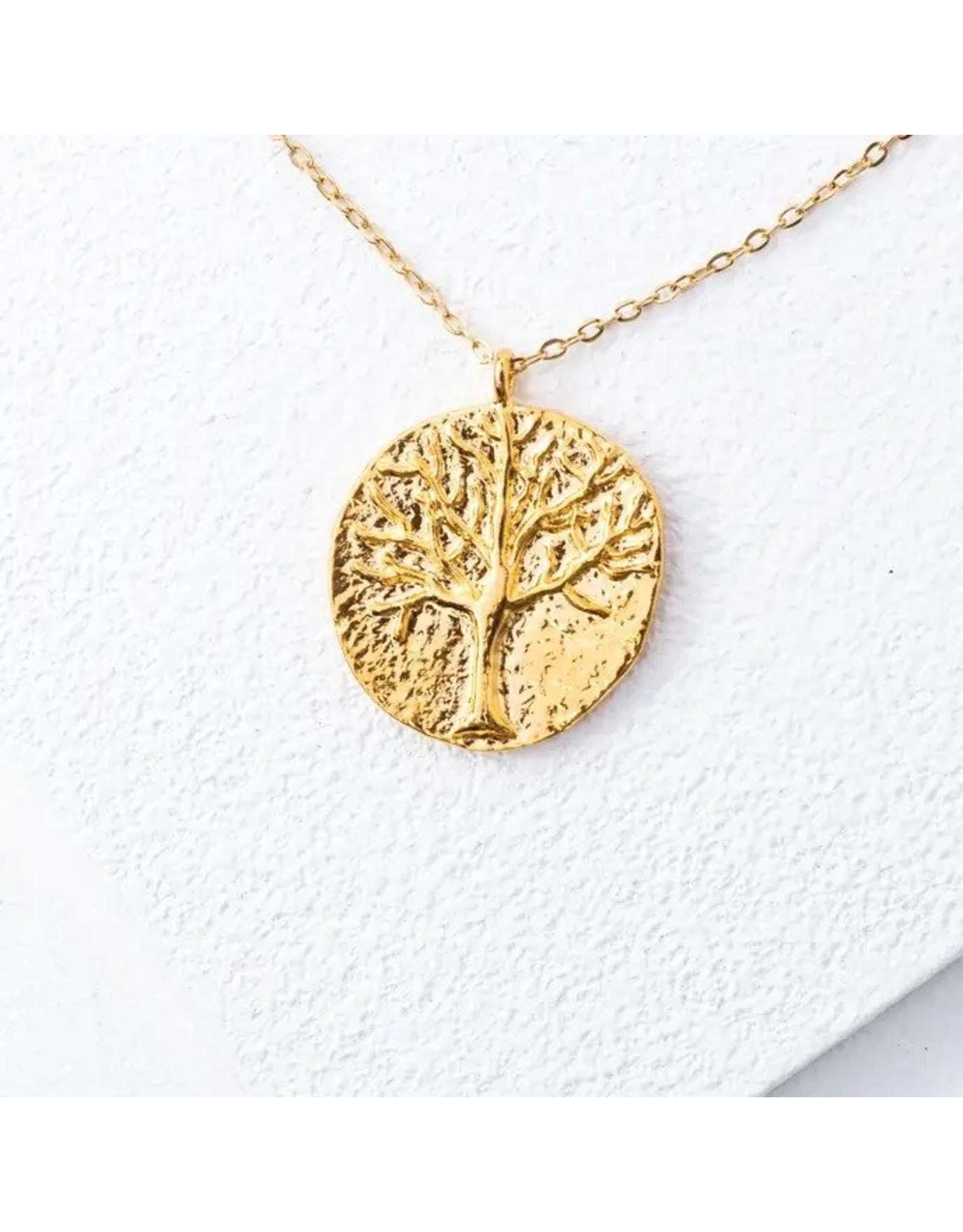 Trade roots Tree Of Hope Gold Necklace, Asia