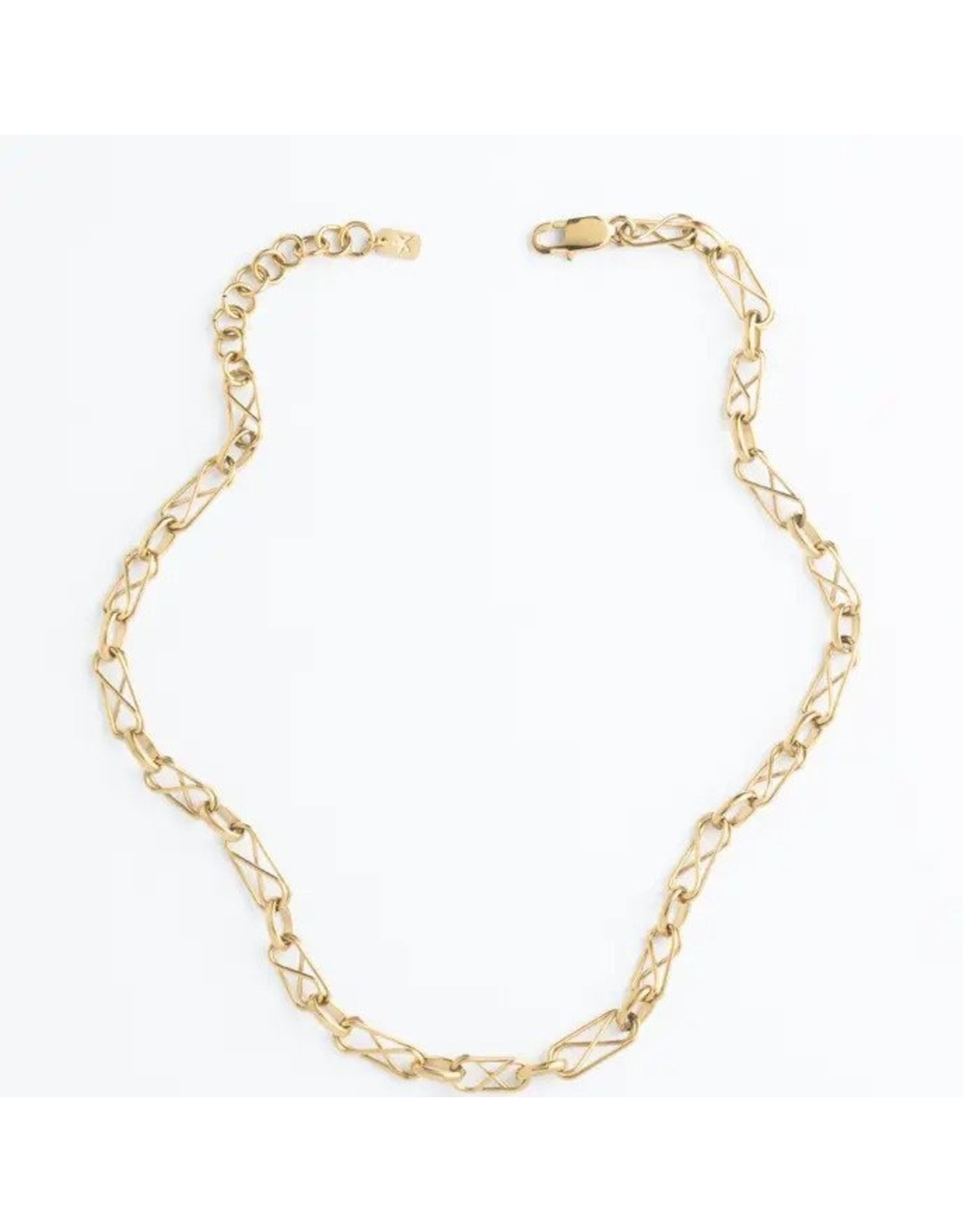 Trade roots Infinity Gold Chain Necklace, Asia