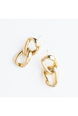 Trade roots Linked Together Earrings in Gold