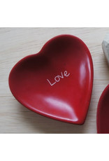Trade roots Soapstone Heart Dishes, Kenya
