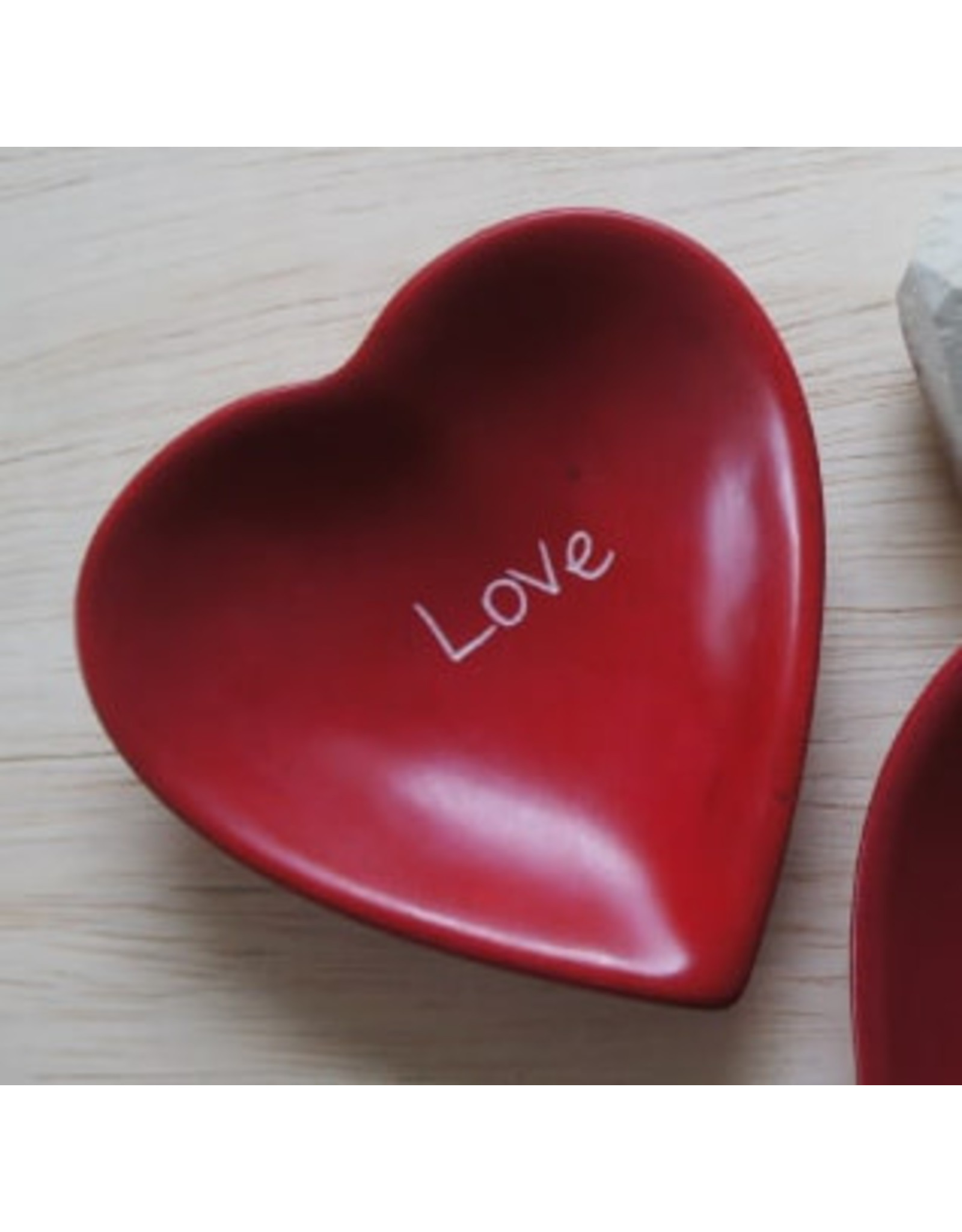 Trade roots Soapstone Heart Dishes, Kenya