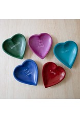 Trade roots Soapstone Heart Dishes, Kenya