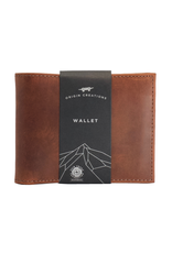 Trade roots Bifold Leather Wallet, Saddle Brown, Nicaragua