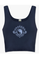 Trade roots Yin Yang Cropped Tank Top