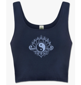 Trade roots Yin Yang Cropped Tank Top